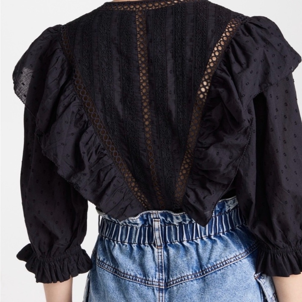 Farm Rio V-Neck Ruffled Bodysuit - Picture 4 of 4